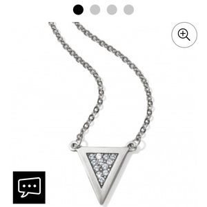 NWT Brighton Silver Reversible Necklace